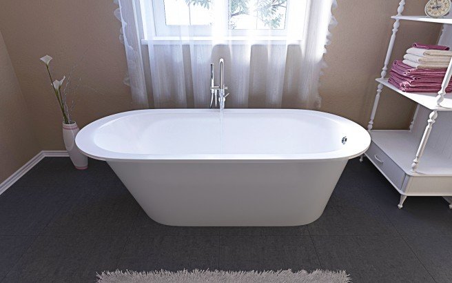 Aquatica Inflection A F Wht Freestanding Stone Bathtub (1)